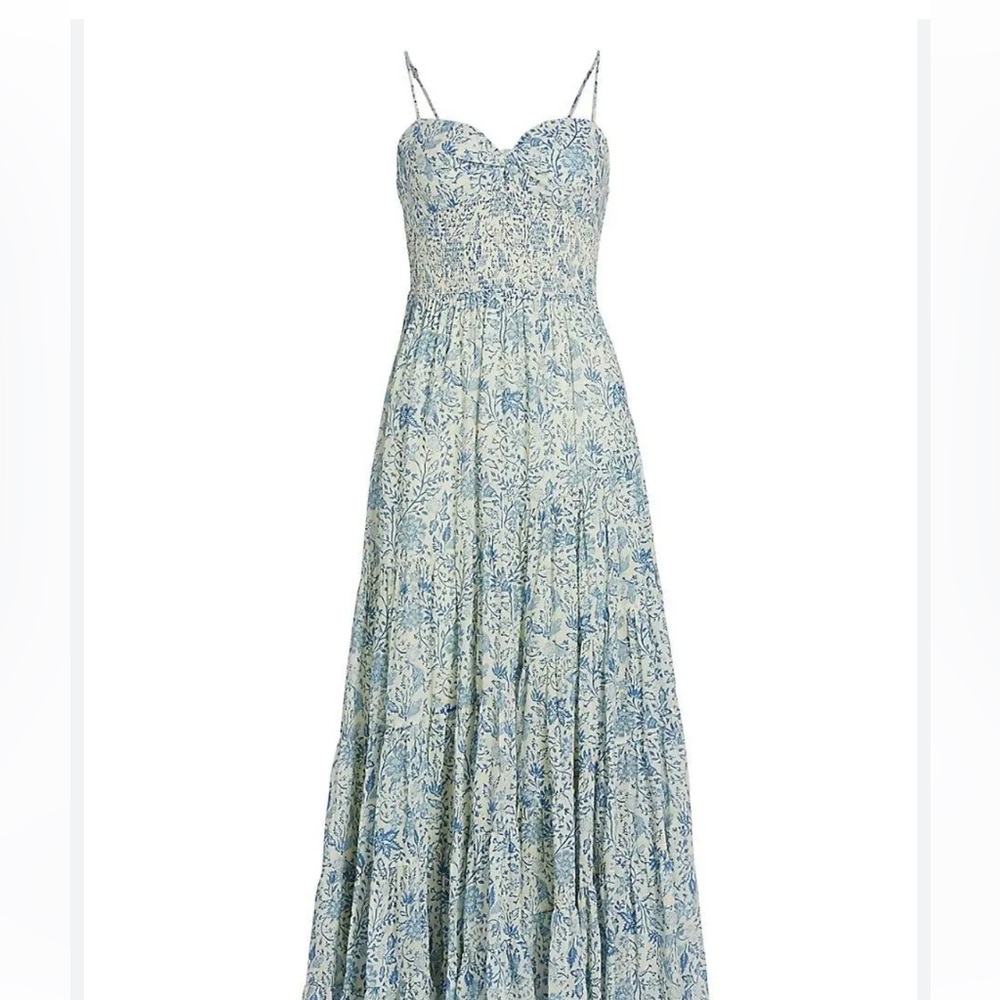 Free People Sun drenchedprinted maxi dress